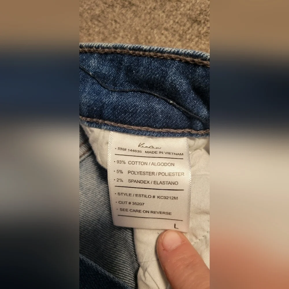 Women's Blue Denim Shorts - Picture 4 of 6